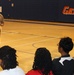 Marines teach leadership to Women's basketball coaches