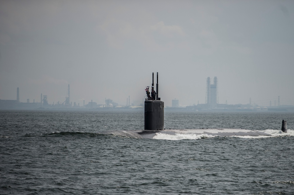 USS Columbus operations