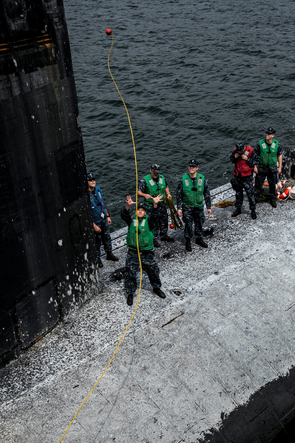 USS Columbus operations