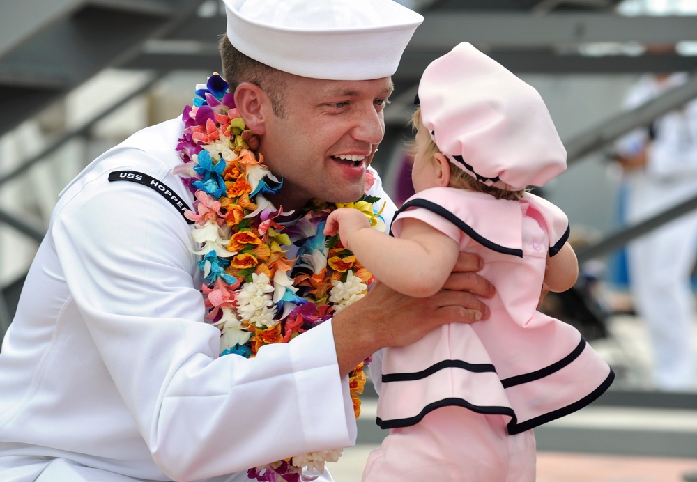 USS Hopper operations