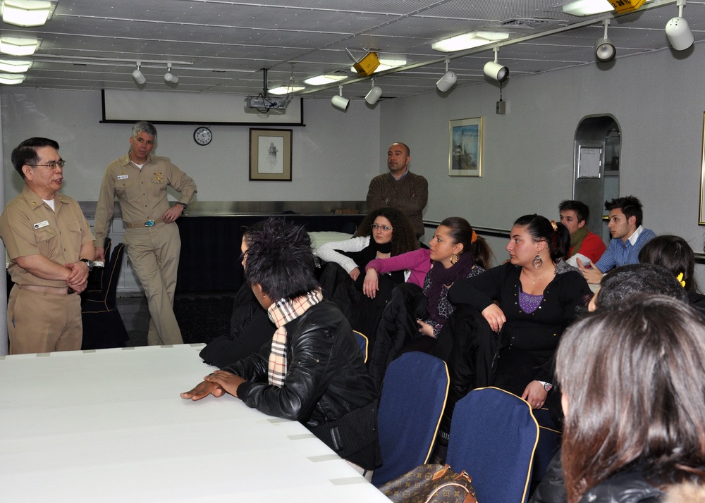 USS Mount Whitney visit