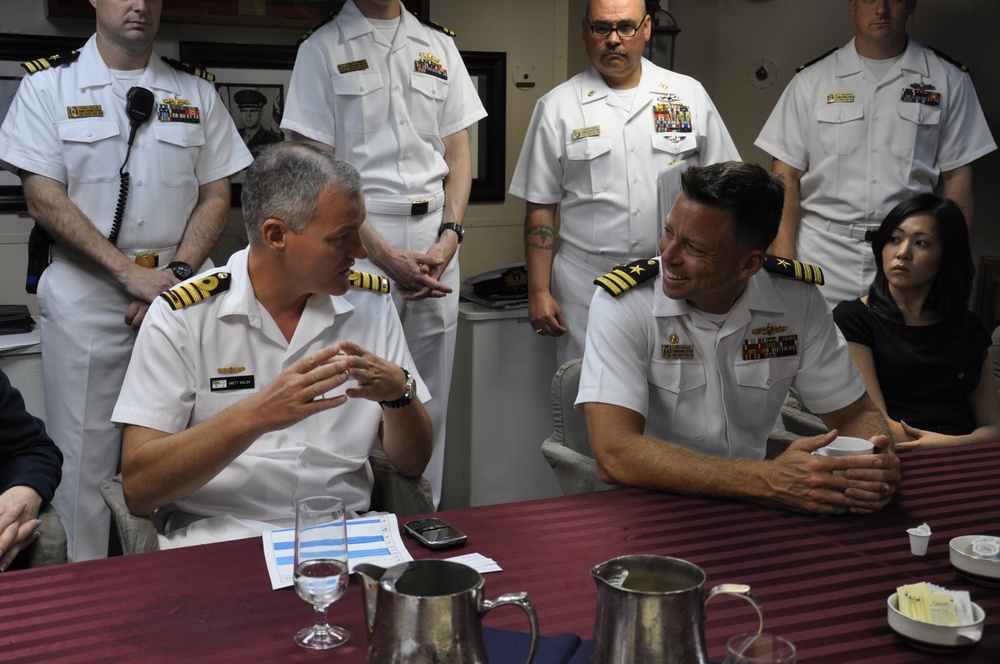 USS Shoup port visit to Fremantle, Australia