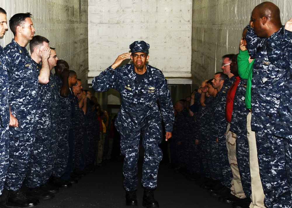 USS Bataan change of command