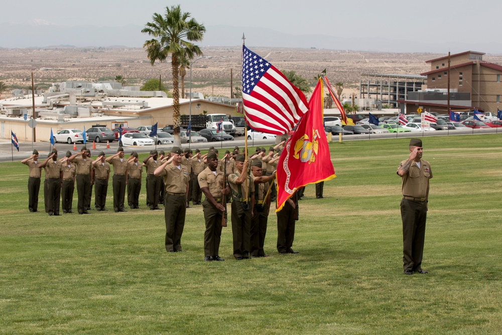 Navy Cross Medal presentation