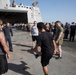 Marines, Sailors enjoy steel beach aboard Mesa Verde
