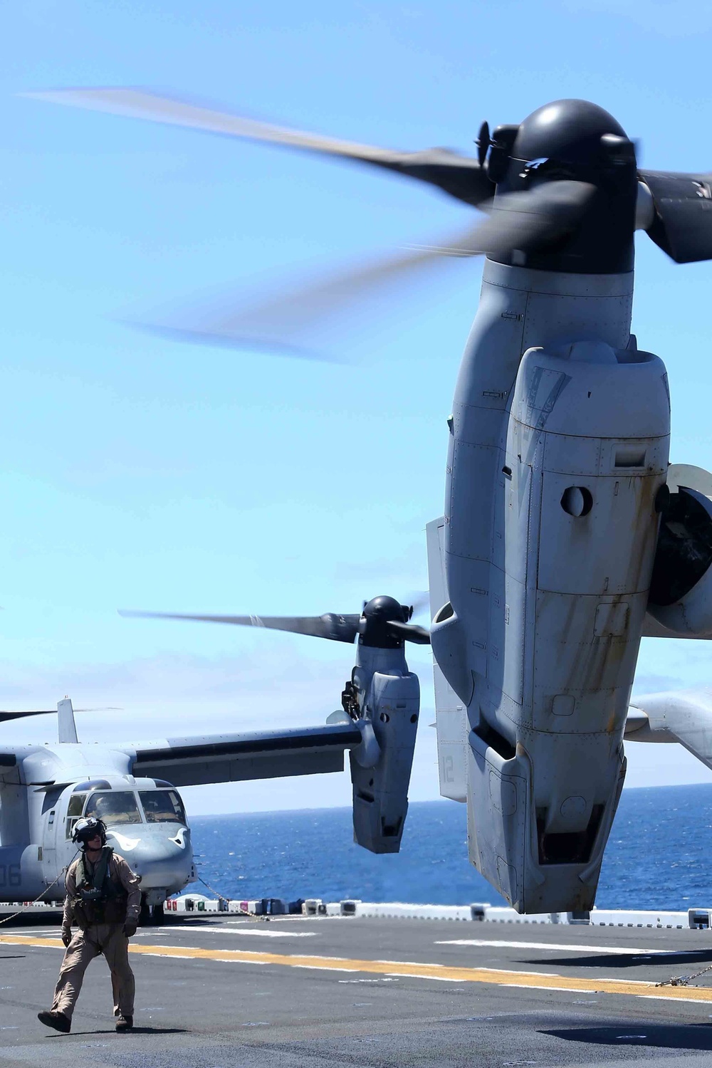 USS Makin Island flight deck operations