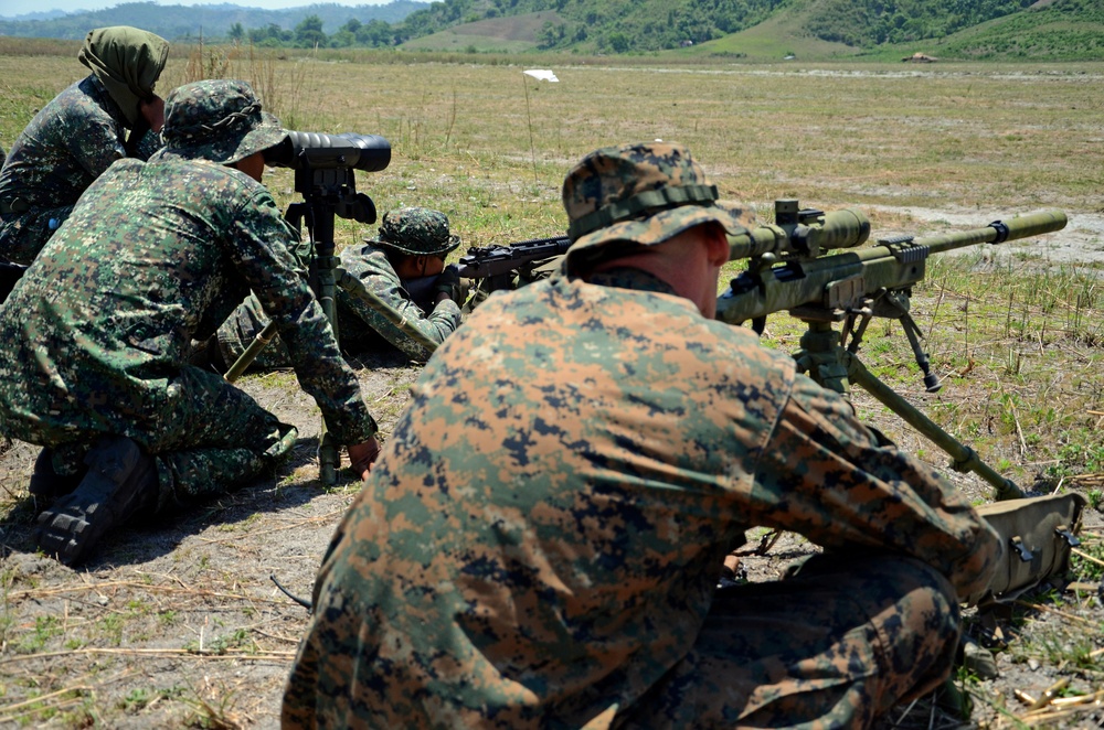 Zeroing in with Philippine and US snipers