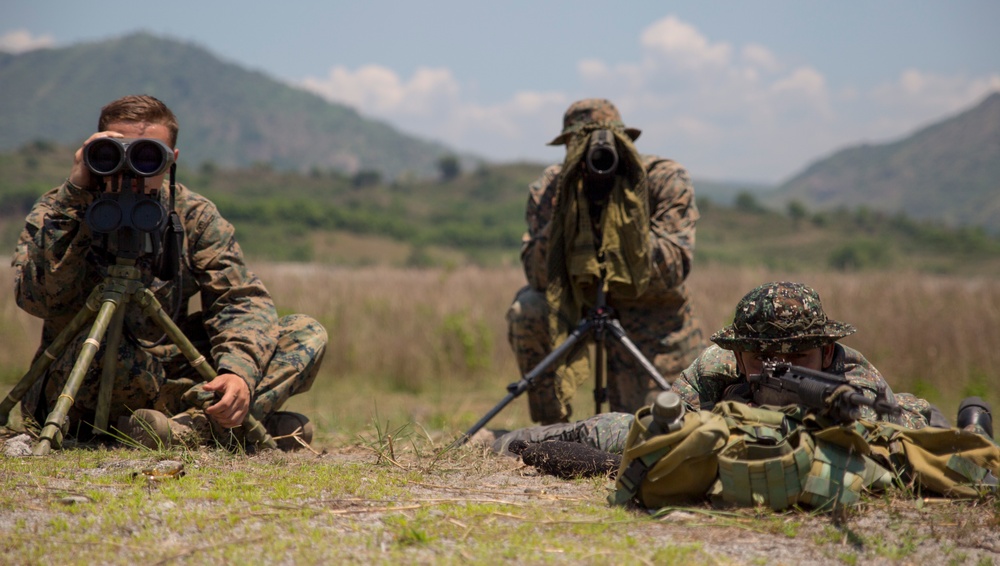 Zeroing in with Philippine and US snipers