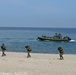 Philippine, US Marines conduct an amphibious assault shoulder-to-shoulder during Exercise Balikatan