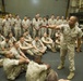 CLB-22 Marines receive liberty brief before port call overseas