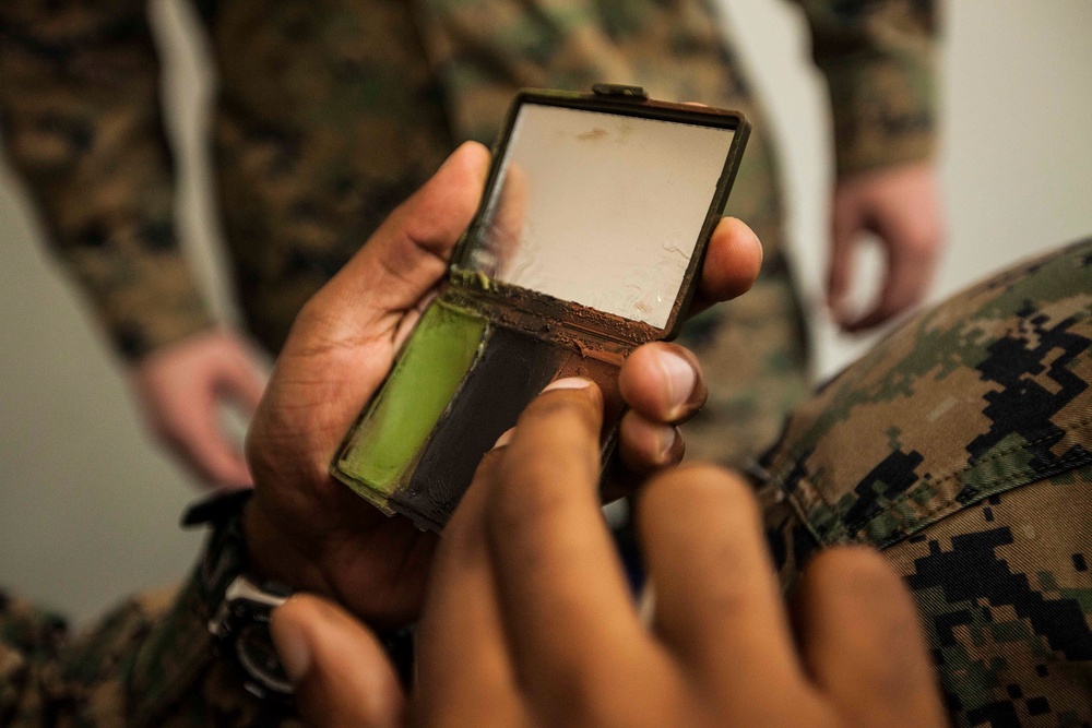 22nd MEU corporals paint their war faces