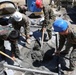 Members of the AFP U.S. armed forces conduct build a comfort room and school room in Guinobatan, Philippines