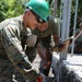 Members of the AFP U.S. armed forces conduct build a comfort room and school room in Guinobatan, Philippines