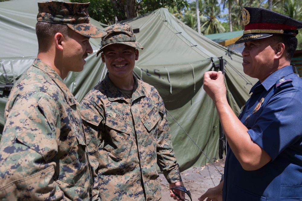 Key leaders of Exercise Balikatan tour engineering civic action program sites
