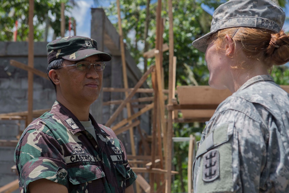 Key leaders of Exercise Balikatan tour engineering civic action program sites