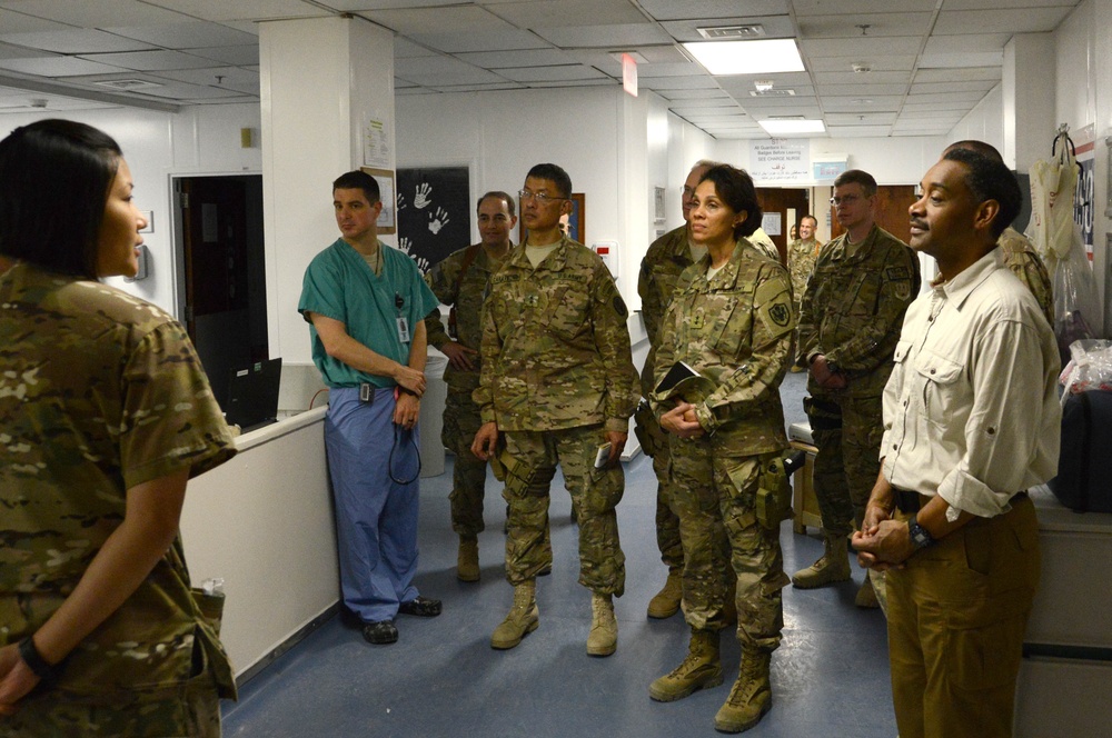 Assistant Secretary of Defense for Health Affairs visits Bagram