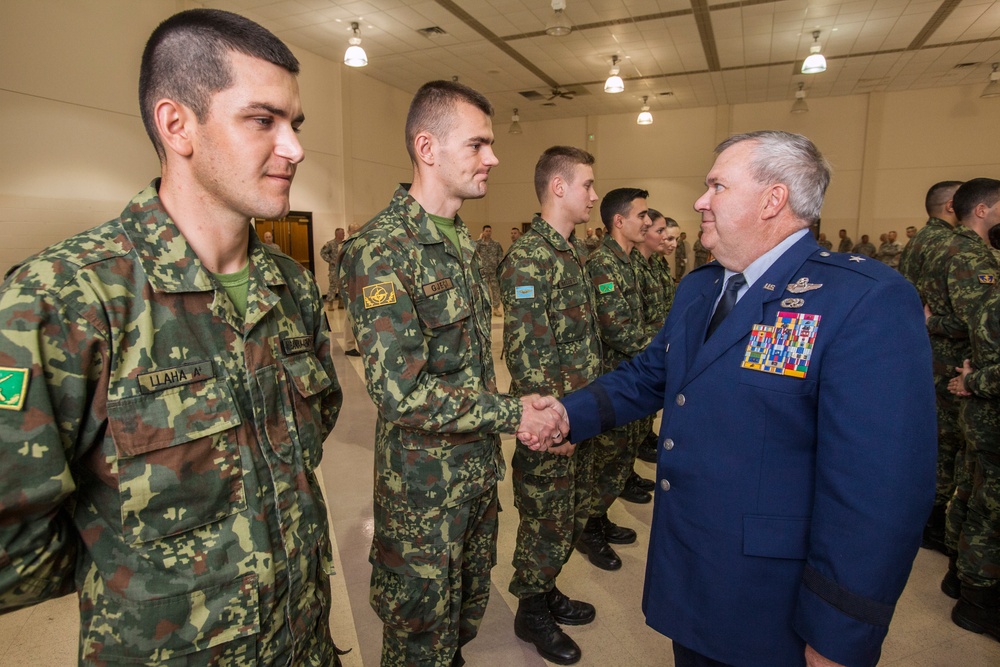 NJNG welcomes Albanian officer candidates