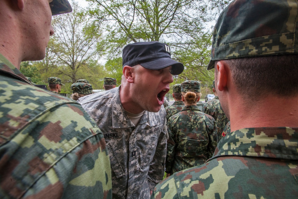 Albanian Officer Candidate Class 1: Day One