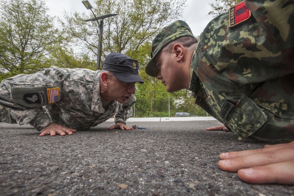 Albanian Officer Candidate Class 1: Day One