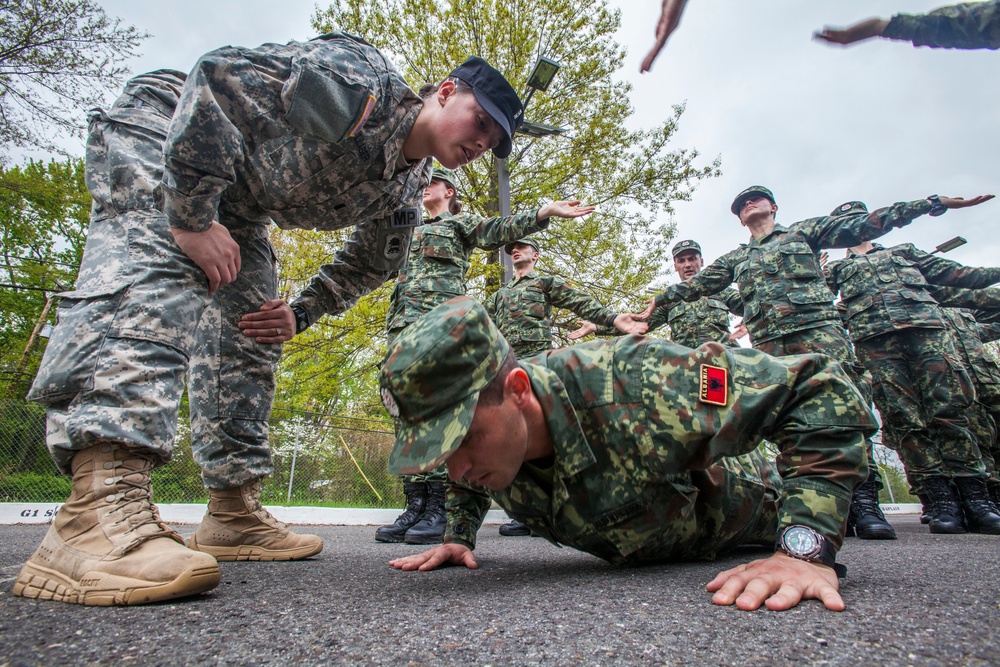 Albanian Officer Candidate Class 1: Day One