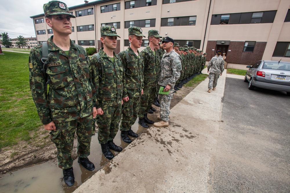 Albanian Officer Candidate Class 1: Day One