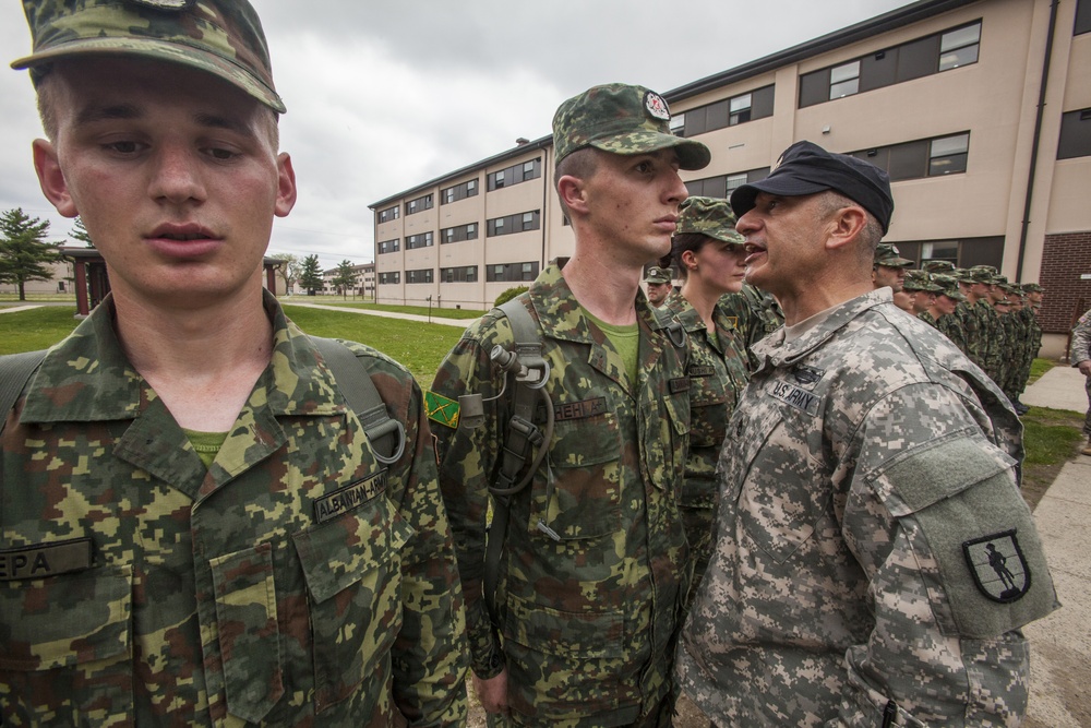 Albanian Officer Candidate Class 1: Day One