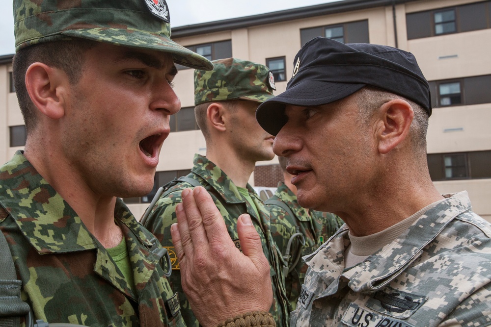 Albanian Officer Candidate Class 1: Day One