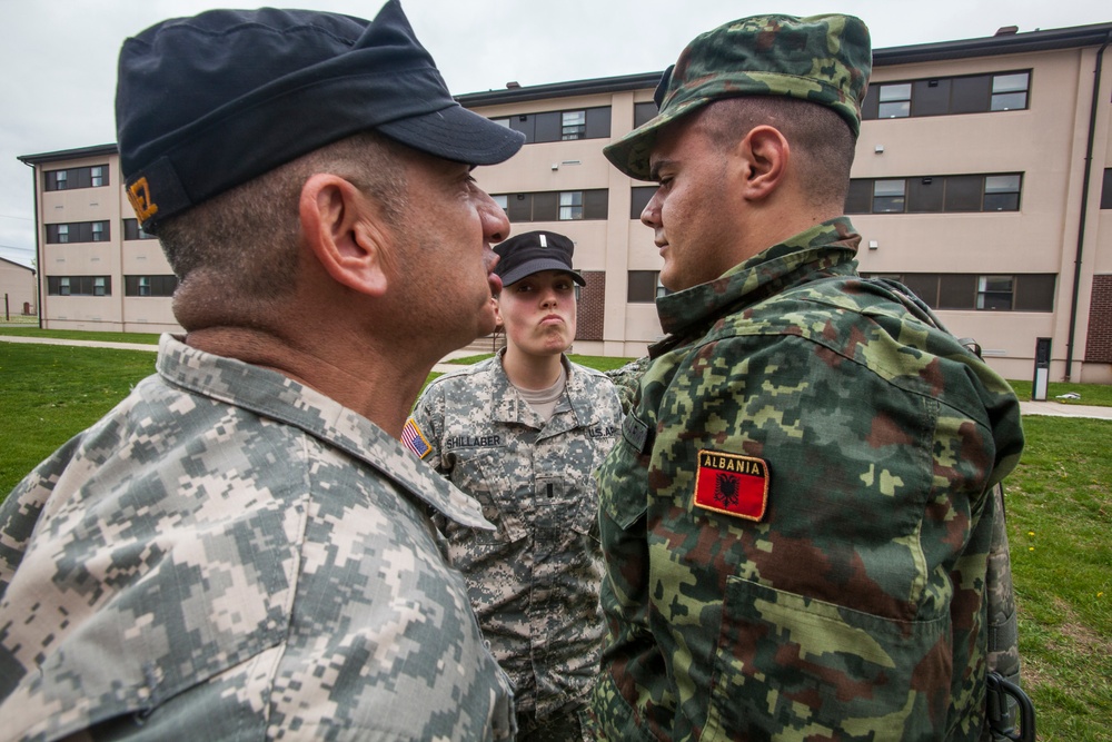 Albanian Officer Candidate Class 1: Day One