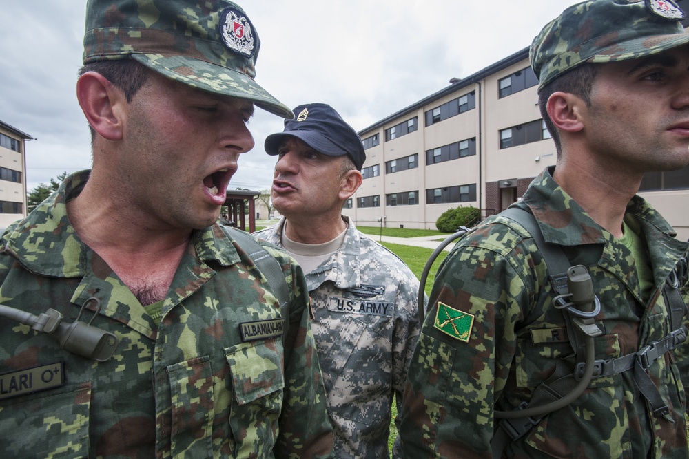 Albanian Officer Candidate Class 1: Day One