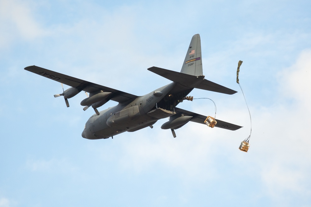 Airdrop at Fort McCoy, Wis.