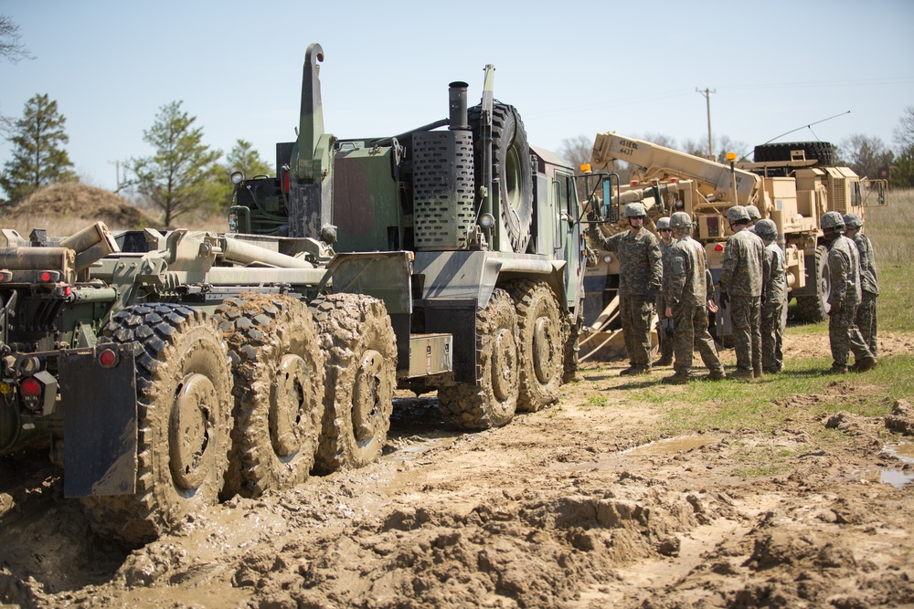 443rd vehicle recovery at Fort Mccoy