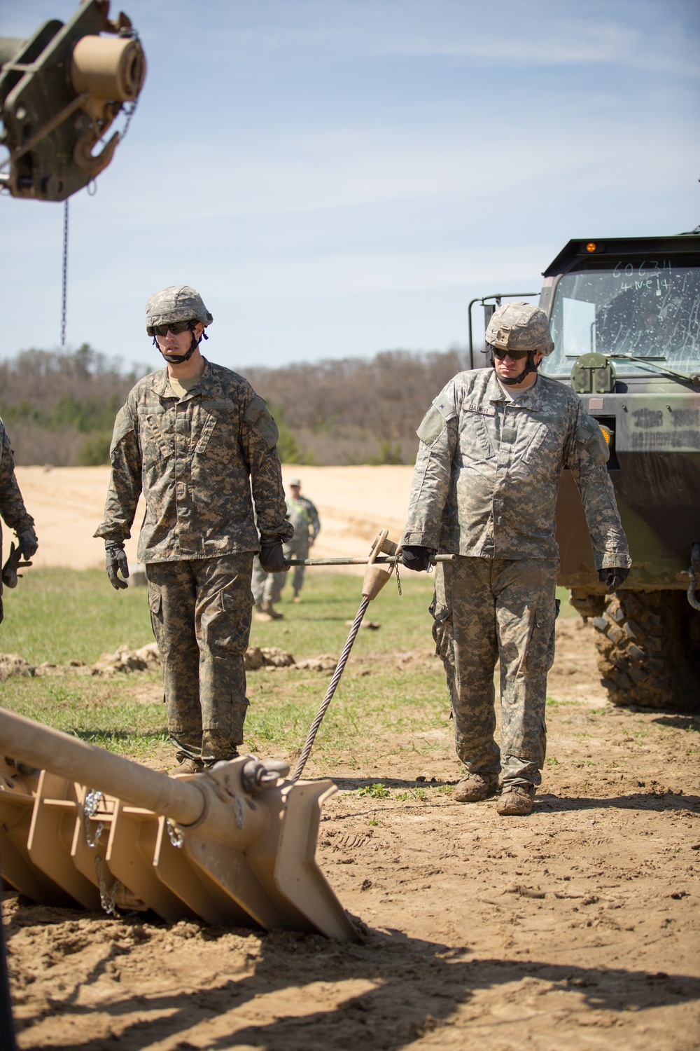 443rd vehicle recovery at Fort Mccoy