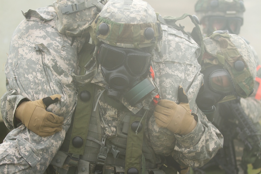 Chemical attack at Fort McCoy