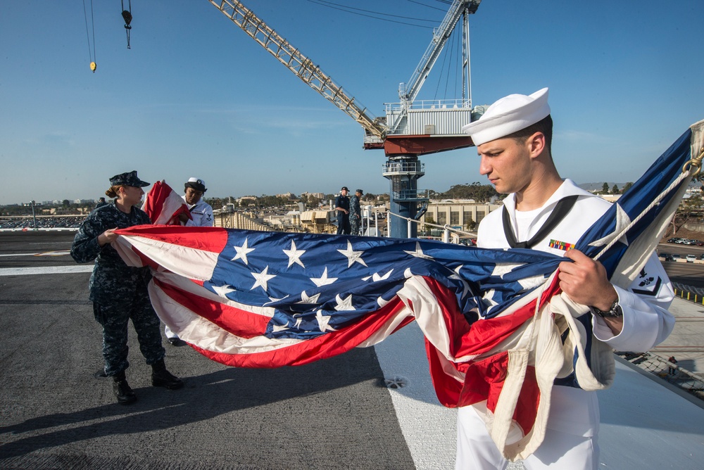USS Carl Vinson action