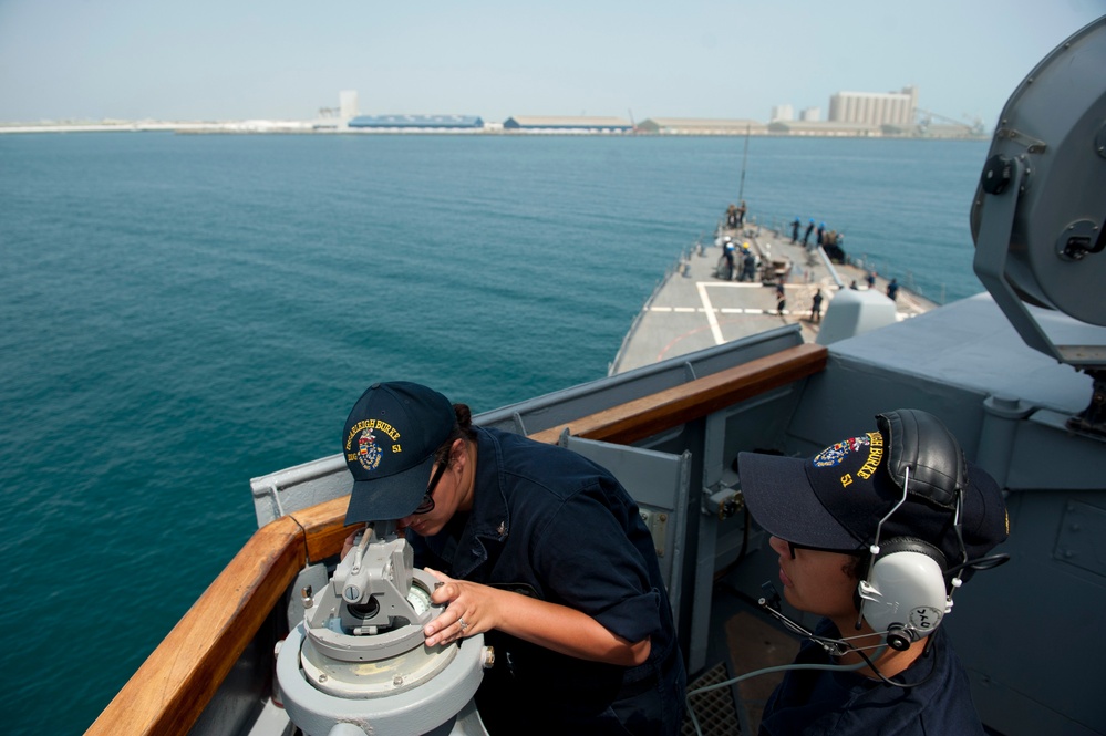 USS Arleigh Burke activity