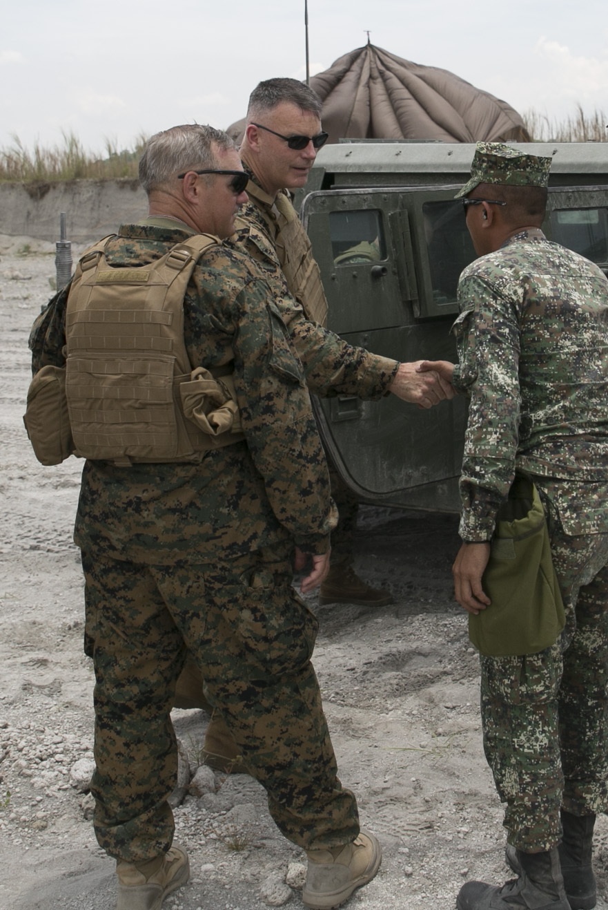 Fire and maneuver with a squad of Philippine Marines