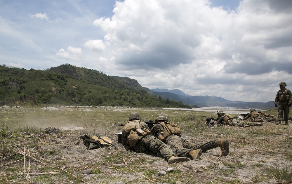 Fire and maneuver with a squad of Philippine Marines