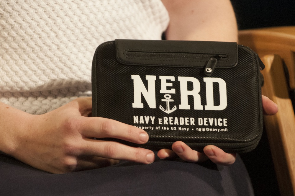 Navy e-Reader device