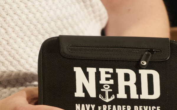 Navy e-Reader device