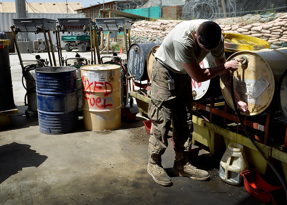 Vehicle maintainers keep expeditionary wheels rolling