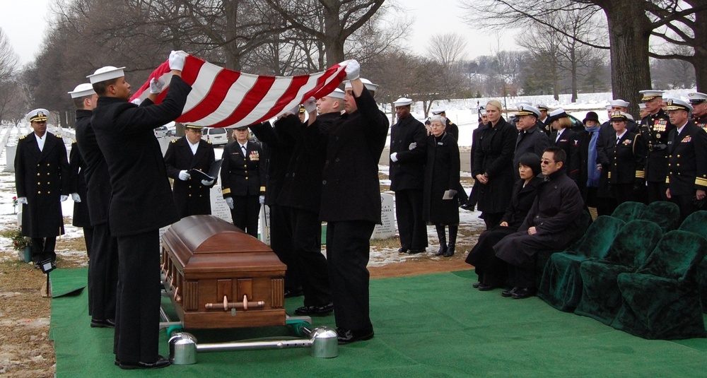 Internment at Arlington National Cemetery