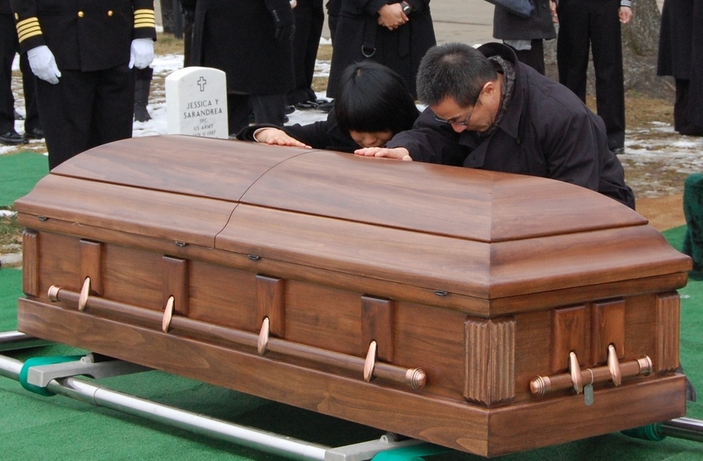 Funeral ceremony at Arlington National Cemetery