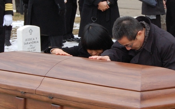 Funeral ceremony at Arlington National Cemetery