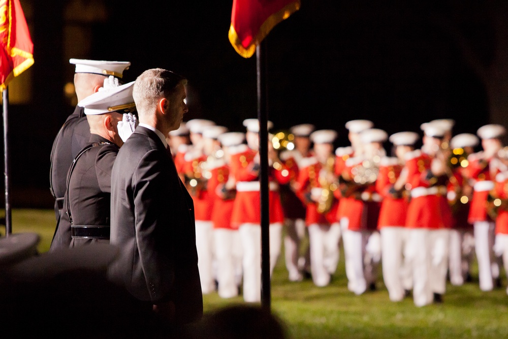 Evening Parade at Marine Barracks Washington