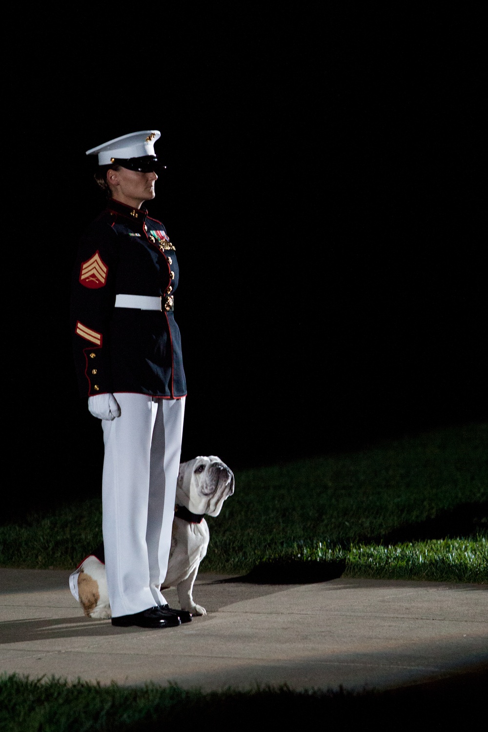 Evening Parade at Marine Barracks Washington