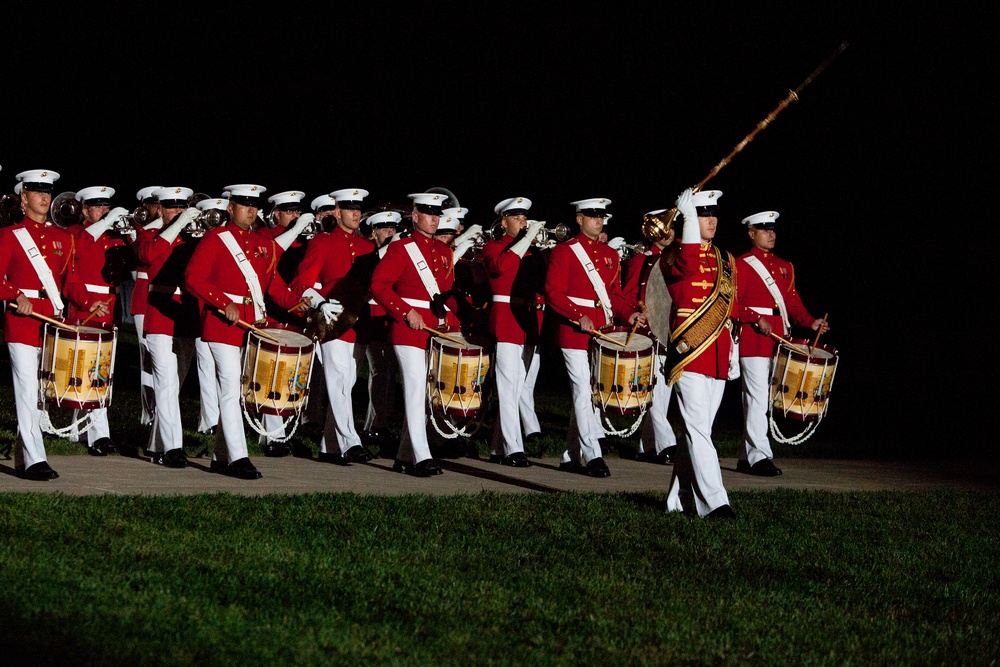 Evening Parade at Marine Barracks Washington