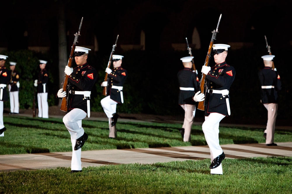 Evening Parade at Marine Barracks Washington