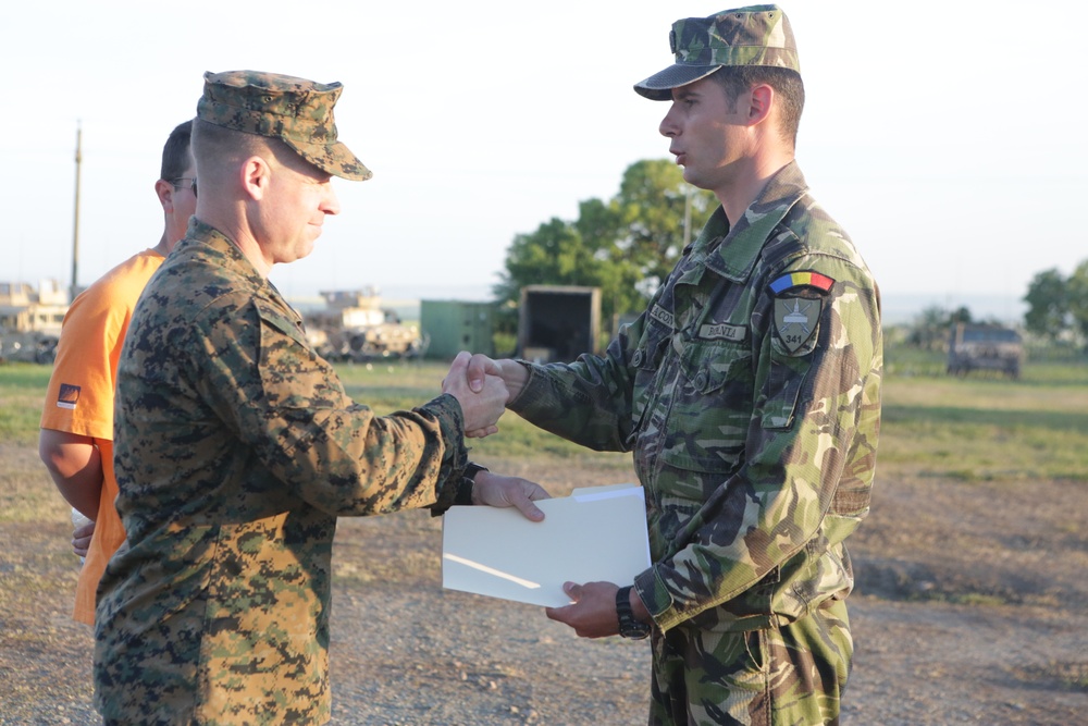 U.S. Marines of BSRF 14 conclude exercise Platinum Eagle 14-1