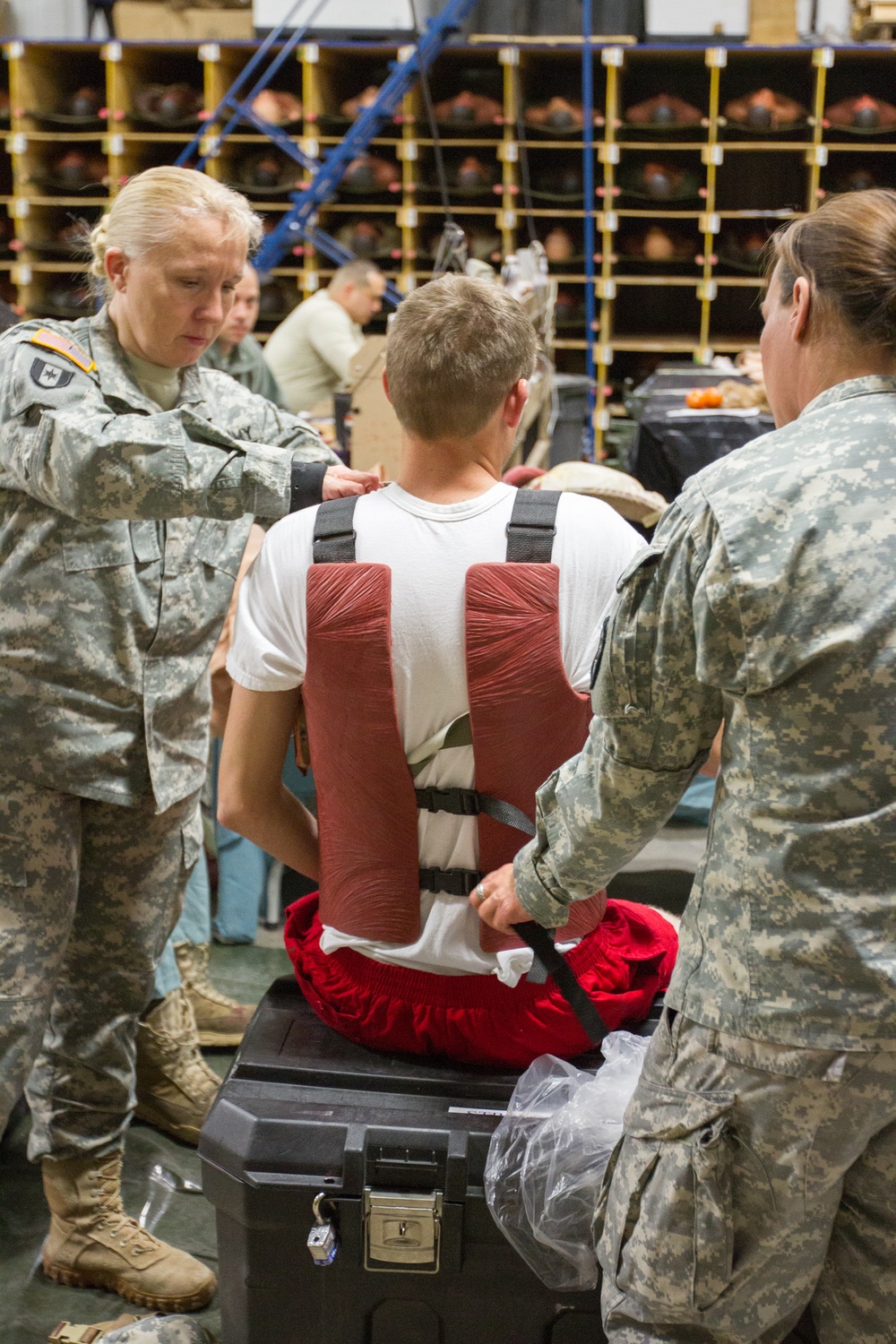 Cut Suit preparations at Fort McCoy, Wis.