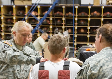 Cut Suit preparations at Fort McCoy, Wis.